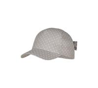 Sterntaler Basecap Herzchen - Basecap aus Baumwoll-Mix mit Herzchen-Print, Metall-Schließe zur Größenregulierung, pflegeleicht - Lichtgrau, Größe 49