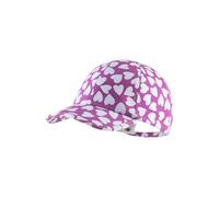 Sterntaler Basecap Herzen - Mädchen Cap mit Metallschließe - Sommer Basecap aus Flammgarn Jersey mit Allover Print Herzen - Sportive Baby und Kinder Schirmkappe, UV-Schutz 50+, lila, Größe 55