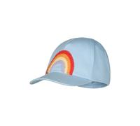 Sterntaler Basecap Regenbogen - Basecap aus Baumwoll-Canvas mit Regenbogen-Design, elastischem Gummizug, pflegeleicht und ideal für sonnige Tage - Hellblau, Größe 45