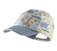 Sterntaler Basecap Safari - Jungen Baseball Cap aus Flammgarn Jersey mit Allover Druck - Sommer Cappy elastisch mit Gummizug - Sportive Baby und Kinder Schirmkappe, UV-Schutz 50+, eisgrün, Größe 53