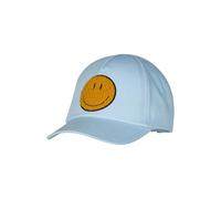 Sterntaler Kinder-Basecap Smiley – Smiley-Stickerei, elastischer Gummibund – Hellblau Gr. 49