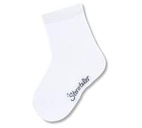Sterntaler Basic Socken Unisex - weiche Baby- und Kinderstrümpfe mit hohem Baumwollanteil - bequeme Alltagsstrümpfe im klassischen Design - weiß, Gr. 18