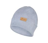 Sterntaler Beanie aus feiner Strickware - Zeitlose Unisex Mütze mit Umschlag - Verschiedene Tragevarianten - bequem und elastisch - samtblau, Größe 51
