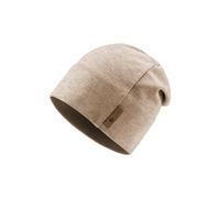 Sterntaler Beanie aus Mischgewebe in Melange Optik - Zeitlose Unisex Mütze mit feinen Streifen - warm, weich und bequem - rost, Größe 45