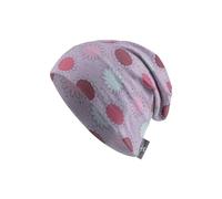 Sterntaler Beanie bedruckt mit Blümchen für Mädchen - Baby und Kinder Mütze aus Mischgewebe