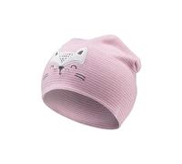 Sterntaler Beanie Bedruckt mit Blumen für Mädchen - Baby und Kinder Mütze für Herbst und Winter