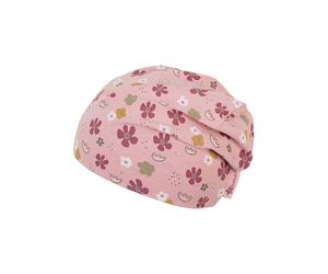 Sterntaler Beanie "Blumen" Rosa - Größe 45 cm | Kindermuetzen