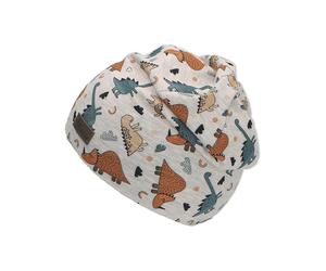Sterntaler Beanie "Dino" in Hellgrau - Größe 49 cm | Baby Muetzen