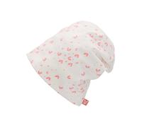 Sterntaler Baby Mädchen Beanie Baby GOTS Slouch-Beanie Mütze - Beanie Baby, Kinderbeanie - aus Singlejersey mit Herzen - beige, 49