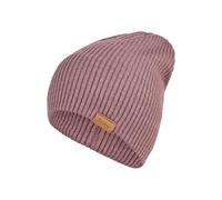 Sterntaler Beanie in Strick-Optik - schicke, Zeitlose Mädchen Mütze - kann mit oder ohne Umschlag getragen Werden - warme Wintermütze in Rosenholz, Größe 51