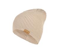 Sterntaler Beanie in Strick-Optik - schicke, Zeitlose Unisex Mütze - kann mit oder ohne Umschlag getragen Werden - warme Wintermütze in Natur, Größe 55
