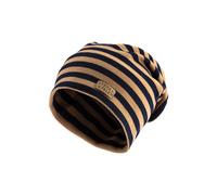 Sterntaler Beanie mit Ringel - Unisex Kinder Mütze aus weichem Microfleece - Übergangsmütze - Marine, 55