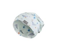 Sterntaler Beanie Wale - Coole Baby Mütze aus Flammgarn Jersey mit Allover Druck Wale - Jungen UV-Schutz 50+ Mütze - variabel tragbar - Baby und Kinder Übergangsmütze, eisgrün, Größe 45