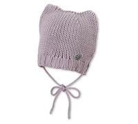 Sterntaler Baby - Mädchen Strickmütze Baby Strickmütze Katzenohr, Lila, 41