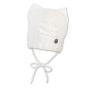 Sterntaler Baby - Mädchen Strickmütze Baby Strickmütze Katzenohr, beige, 47