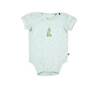 Sterntaler Body Kurzarm mit Dino Rexi Print - praktische Druckknöpfe - Baumwolljersey - Jungen Unterwäsche - bequem & elastisch - ab Geburt - helltürkis - Größe 80