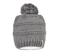 Sterntaler Unisex Bommelmütze Streifen Beanie-Mütze, anthrazit Mel, 57