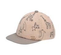 Sterntaler Basecap Safari - Jungen Baseball Cap aus Baumwollstoff mit Allover Druck - Sommer Cappy elastisch mit Gummizug - Sportive Baby und Kinder Schirmkappe, UV-Schutz 15, beige, Größe 53