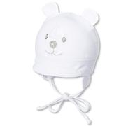 Sterntaler Erstlingsmütze Bär - Weiß - Gr. 39