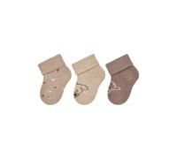 Sterntaler Unisex Pack Erstlingssocken 3er Bauernhof, Natur Mel, 0