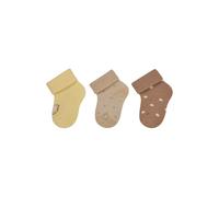 Sterntaler Erstlingssocken 3er Pack Schmetterling - Baby-Erstlingssocken im 3er Pack mit Schmetterling-, Punkte- & Struktur-Motiven, Umschlag, Geschenkverpackung, Vanillefarben