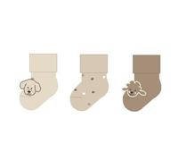 Sterntaler Unisex Pack Erstlingssocken 3er Bauernhof, Natur Mel, 0