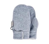 Sterntaler Fäustling mit Daumen, aus Microfleece mit Klettverschluss, gefüttert - unisex Accessoires für Babys & Kleinkinder - weich, warm und bequem, langlebig - silber melange, Gr. 3
