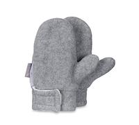 Sterntaler Baby Jungen Fäustel F ustlinge, Silber Mel., 1 EU