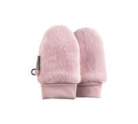 Sterntaler Fäustlinge ohne Daumen aus Teddyflausch mit Bündchen aus Stretchmaterial (Bio) Unisex - Baby und Kinder Handschuhe gefüttert - mattrosa, 1