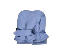 Sterntaler Fäustlinge Rips mit Daumen aus wasserabweisendem Funktionsmaterial, Klettverschluss, Bio-Elastikbündchen, Baumwollfleece-Futter, Baby und Kinder Unisex - mittelblau - Größe 2