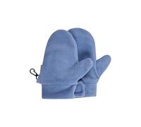 Sterntaler Fäustlinge uni aus weichem Microfleece mit Daumen, mit Klettverschluss, gefüttert, Baby und Kinder Unisex, warm und komfortabel - mittelblau - Größe 3