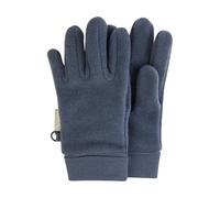 Sterntaler Fleece-Fingerhandschuhe mit elastischem Umschlag, Alter: 3 - 4 Jahre, Größe: 3, Tintenblau melange