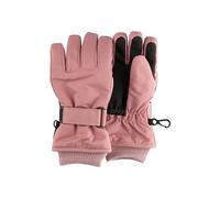 Sterntaler Fingerhandschuhe Rips wasserdicht - Warme Kinderhandschuhe mit Thinsulate-Futter, Klettverschluss & Strickbündchen- Mädchen Handschuhe für Winter, Outdoor, Schnee - perlrosa, Größe 3