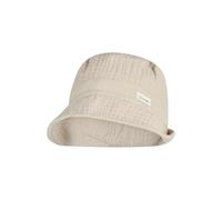 Sterntaler Fischerhut Musselin - Leichte Kindermütze aus Bio-Baumwoll-Musselin mit Innenfutter und UV-Schutz 50+ - Beige, Größe 53