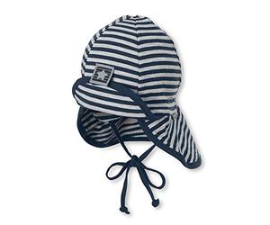 Sterntaler Flapper für Jungen mit Nackenschutz, Sternchen-Klettverschluss und Streifenmotiv
