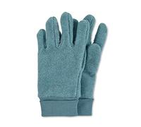 Sterntaler Fleece-Fingerhandschuhe mit elastischem Umschlag, Alter: 10-11 Jahre, Größe: 6, Türkis melange