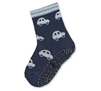 Sterntaler Fli Fli AIR Autos - Jungen Fliesen Flitzer mit Motiv Autos - Stoppersocken Baby mit Innenfrottee im Sohlenbereich- Baby und Kinder Strümpfe mit Anti-Rutsch-Sohle, marine, Größe 28