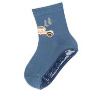 Sterntaler Fli Fli AIR Camper - Fliesen Flitzer Unisex - Stoppersocken mit rutschfester Sohle - Fliesensocken mit Motiven - mittelblau, 18