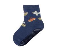 Sterntaler Fli Fli AIR Fahrzeuge - Jungen Fliesen Flitzer mit Motiv - Stoppersocken Baby mit Innenfrottee im Sohlenbereich - Baby und Kinder Strümpfe mit Anti-Rutsch-Sohle, blau, Größe 20