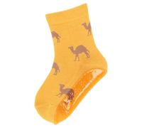 Sterntaler Fli Fli AIR Kamele - Fliesen Flitzer Unisex - Stoppersocken mit rutschfester Sohle - Fliesensocken mit Motiven - mattgelb, 24