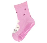Sterntaler Fli Fli AIR Katze - Fliesen Flitzer für Mädchen - Stoppersocken mit rutschfester Sohle - Fliesensocken mit Motiven - blütenrosa, 20