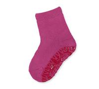Sterntaler Fli Fli SOFT uni - Mädchen Fliesen Flitzer einfarbig - warme Kinder Stoppersocken mit Innenfrottee - elastische, hautsympathische Kinder Strümpfe mit Anti-Rutsch-Sohle, magenta, Größe 30