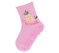 Sterntaler Fli Fli SUN Ananas - Fliesen Flitzer für Mädchen - Stoppersocken mit rutschfester Sohle - Fliesensocken mit Motiven - blütenrosa, 28