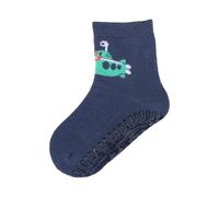 Sterntaler Fli Fli SUN U-Boot - Jungen Fliesen Flitzer mit Motiv - dünne Stoppersocken Baby - hautsympathische Sommer Socken - Baby und Kinder Strümpfe mit Anti-Rutsch-Sohle, blau, Größe 22