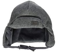 Sterntaler Fliegermütze für Jungen mit Bindebändern, Alter: ab 12-18 Monate, Größe: 49, Grau (Eisengrau)