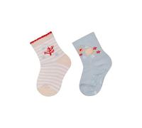 Sterntaler Fliesen Flitzer AIR Doppelpack Koralle - Baby- und Kinder Fliesen Flitzer AIR im Doppelpack mit Koralle- & Muschel-Motiven, Innenfrottee, Vollsohle, Lichtrosa, Größe 20