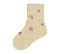 Sterntaler Fliesen Flitzer SUN Blumen - Baby- und Kinder Fliesen Flitzer SUN mit Blumen-Motiv, durchbrochene Anti-Rutsch-Sohle, luftdurchlässig, angenehmes Fußklima, Vanillefarben, Größe 28