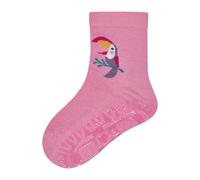 Sterntaler Fliesen Flitzer SUN Tukan - Baby- und Kinder Fliesen Flitzer SUN mit Tukan-Motiv, durchbrochene Anti-Rutsch-Sohle, luftdurchlässig, angenehmes Fußklima, Perlrosa, Größe 22