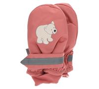 Sterntaler Baby Unisex Kinder Fäustel Eisbär Handschuh - Baby Fäustlinge Winter, Baby Handschuhe - mit Eisbär (wasserabweisend) - rosa, 2