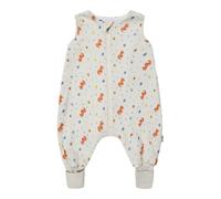 Sterntaler Ganzjahres-Sleepoverall Musselin 1.0 TOG 92 lichtgrau / Fuchs Filou